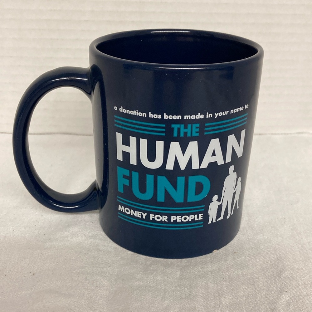 The Human Fund Money For The People Ceramic Coffee Mug Cup Seinfeld Tv Show